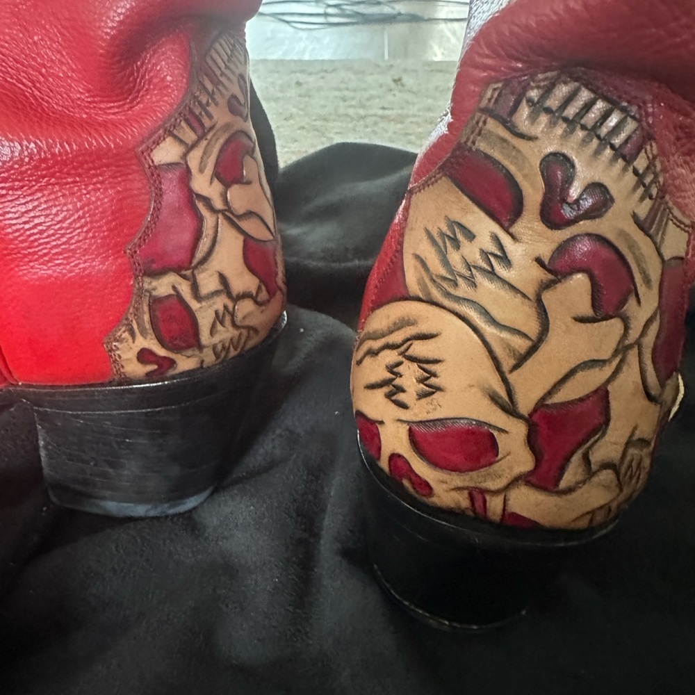 Custom made Liberty Boot Co. 42 Muertos style. Size women’s 5.5, standard width